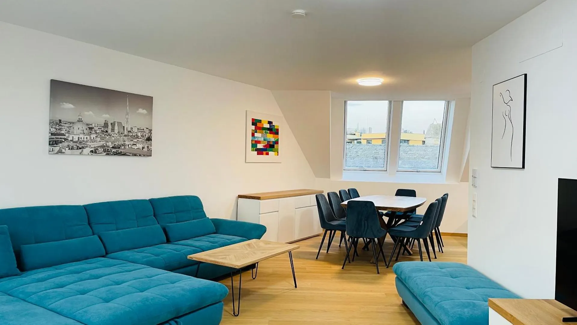 Spacious Penthouse Apartment - 4 Rooms For Up To 10 Guests - Contactless Check-In Vienna