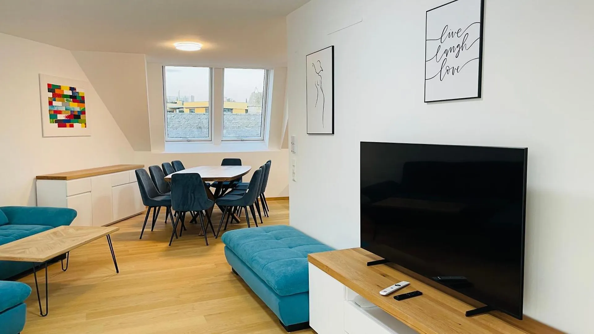 Spacious Penthouse Apartment - 4 Rooms For Up To 10 Guests - Contactless Check-In Vienna