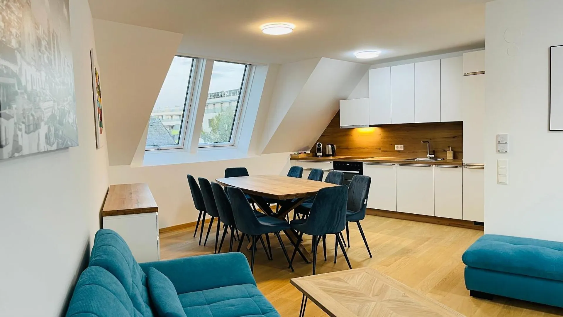 Spacious Penthouse Apartment - 4 Rooms For Up To 10 Guests - Contactless Check-In ウィーン